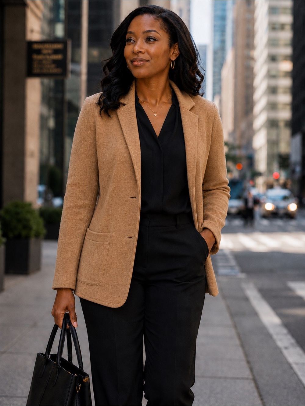 J. Crew Camel Two-Button Women's Blazer